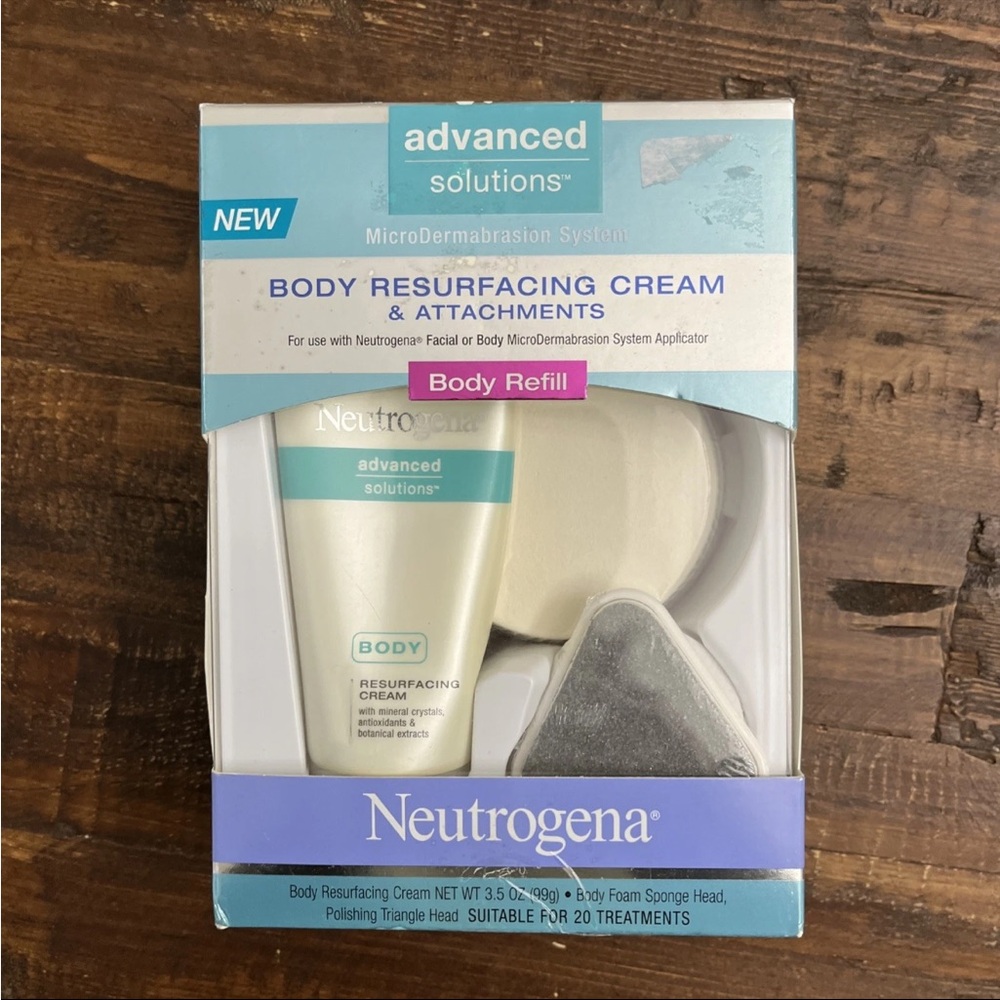 Neutrogena Body Resurfacing Cream & Attachments Body Refill Discontinued - NEW